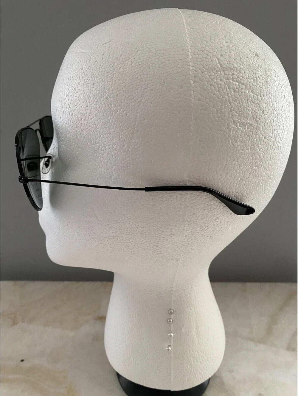 Ray Ban RB3025 Aviator Large Metal Black Sunglasses 58•14